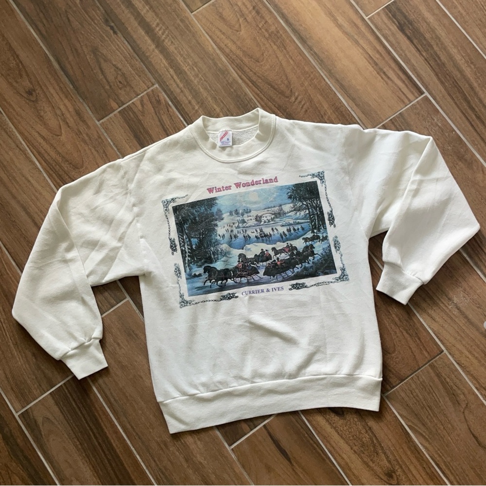 Vintage White Sweater